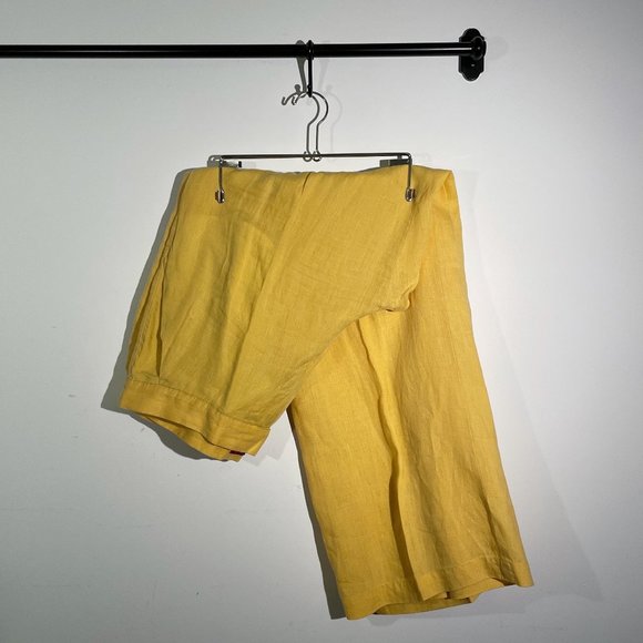 Killah | YELLOW LINEN PANTS - Picture 1 of 6